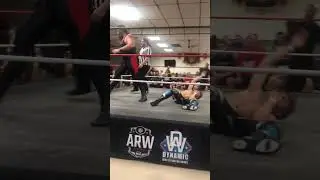 Leg drop #arwpro #prowrestling
