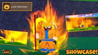 Lord Destroyer Transformation Showcase! | Dragon Blox Roblox