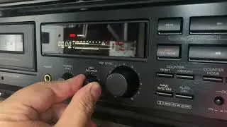 AKAI DX-49 cassette deck -rec test-1995