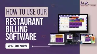 🍽️ [Full Demo] MR Biz Soft Restaurant Billing Software | Step-by-Step Explanation💻
