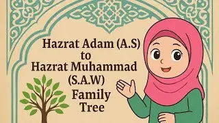 Family Tree from Hazrat Adam (A.S) to Hazrat Muhammad (S.A.W) | Islamic History