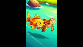 🐠 ছোট্ট ফিনের স্বপ্নযাত্রা | Cute Fish Adventure Story | Bengali Cartoon Animation