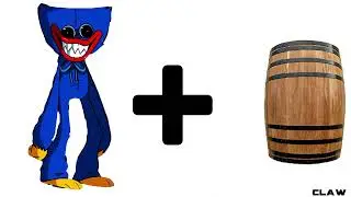 huggy wuggy + Barrel = ???  | Poppy Playtime Animation #6