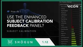 Shōgun 1.12 How do I - Use the Enhanced Subject Calibration Panel?