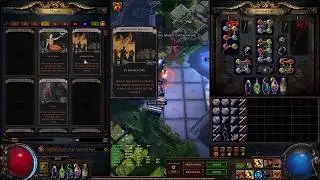 Path of Exile - Manual Vs Paid Stash Tab Demonstration; Maps, Divination Cards, Essence, Trading
