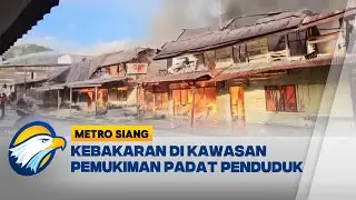 Enam Rumah Ludes Terbakar di Permukiman Padat Aceh Tengah - [Metro Siang]