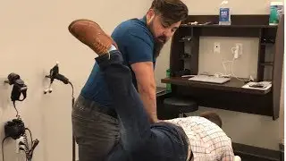 Army Veteran Gets FULL BODY ADJUSTMENT Chiropractic Care - Dr Joseph Cipriano