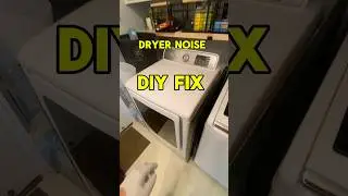 Noisy dryer DIY fix  #samsungappliances #myappliancecrew #diy