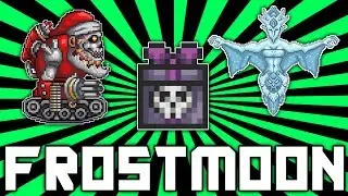 Terraria 1.2.2 How to Summon the Frost Moon! Naughty Present, Holiday/Christmas Event 2013 @demizegg