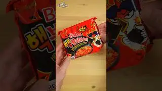 Неделю Ем Только Лапшу. День 7 Samyang Buldak x2 🍜🥵 #shorts