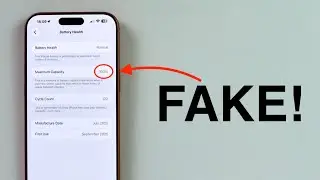 (iOS 26) How to Check the REAL Battery Health of ANY iPhone!