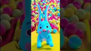 Rabbit Went Over The Mountain | Nursery Rhymes & Kids Song  #singalong #trending #cartoon #rhymes