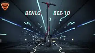 BENLG BEE-10 Electric Scooter 28 Miles Long-Range and 18 MPH 10&rdquo; Honeycomb Tires Removable Battery