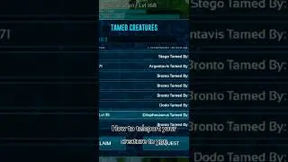 ark mobile(:) how to teleport your creatures