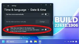 Новая сборка Windows 11 22631.1906 &mdash; функции Windows 11 23H2 в бета-канале