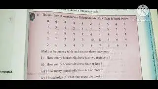 Class 8 mathematics chapter name statistics, student tutorial class YouTube channel