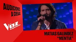 Mat&iacute;as Gal&iacute;ndez - &ldquo;Ment&iacute;a&rdquo; - Audiciones a ciegas - La Voz Argentina 2025