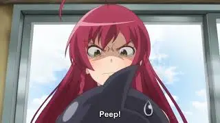 Emi is angry on demon crow peep #anime #devilisaparttimer