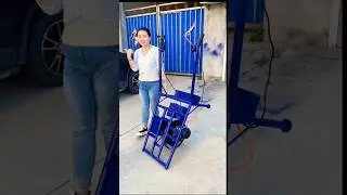 Single wheel Trolley! wealbarrow 🛒 automatic Trolley! self vacating Trolley! #automobile #trending