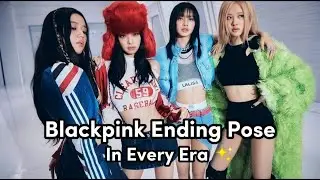Blackpink ending pose in every era #blackpink #jisoo #jennie #ros&eacute; #lisa