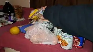 My January Food Bank Haul.