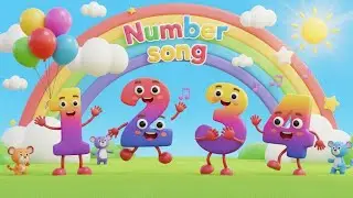 1 2 3 4 song। number song।kids song।number Hindi rayme song#cartoon #cartoonhindi #trendingshorts 