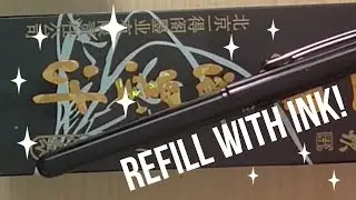 How to refill your PENTEL BRUSH PEN!