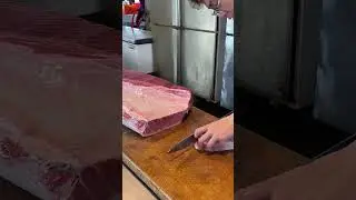 The Secret Behind the Most Expensive Bluefin Tuna Cuts! 🐟🔪💖 #OceanTreasure #TunaExperience