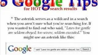 5 Google Search Tips