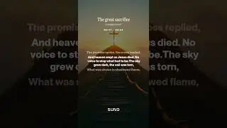 The great sacrifice