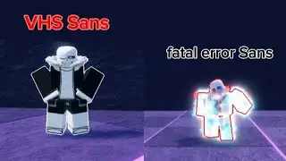 Roblox [Descontinuado Undertale Last Reset] (VHS Sans & fatal error Sans)
