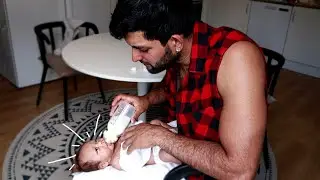 24 HOURS WITH NEW BORN BABY -ish | DAD/FATHER EDITION | VLOG 2020