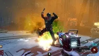 Mob of the Dead Zombies Gameplay LIVE Part 4 (Black Ops 2 Uprising DLC Map Pack)