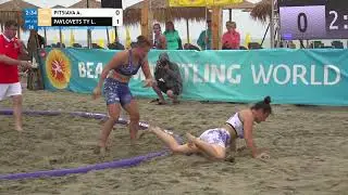 Round 1 Women's BW - +70 kg: A. PITSIAVA (GRE) v. L. PAVLOVETS TY (UKR)