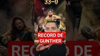 GUNTHER'S RECORD #WWE