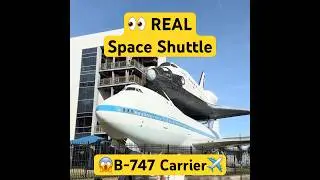1st Time 👀 a REAL Space Shuttle atop a Boeing 747!!
