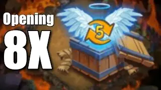 castle clash opening 8 talent refresh box ! wtf