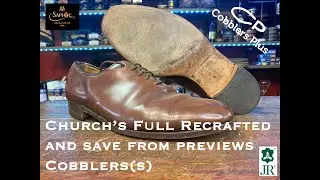 Полностью переработанная обувь Church's Whole Cut с кожаными подошвами JR и многим другим после п...