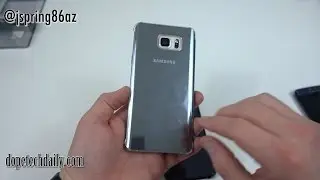 Samsung Official Galaxy Note 5 Clear S-View Flip Cover