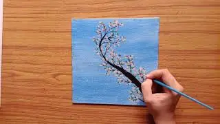My first canvas painting