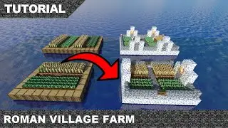 Minecraft Easy Roman Village Farm Tutorial
