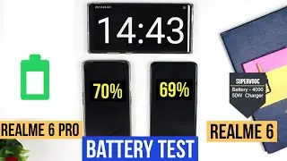 Realme 6 Pro Vs Realme 6 Battery Test