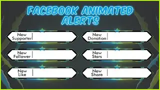 Twitch Animated Alerts | Streaming Animated Alert | Facebook Streaming