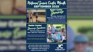 Johnson City Parks and Recreation preparing for 'Senior Center Month' in September