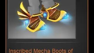Dota 2 Tinker &mdash; TI4 Immortal Item &mdash; Механические сапоги Travel MKII
