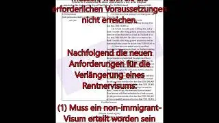 Das AUS in Thailand f&uuml;r viele Rentner - neue Visa Regeln (in German Language)