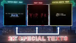 2K Special Text Pack 🎊✨ | Alight Motion (+Preset) 🔥📦
