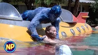 Crash Landing In the Pool | Earth Girls Are Easy