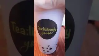 Refreshing  #Taro Bubble Tea Tealiciously #shorts