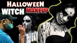 HALLOWEEN MAKEUP 🎃| DARK WITCH | MakeUp witch 💀 Face Painting witch 💀 Face Painting Jakarta